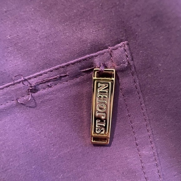 St John purple dress pants - Picture 4 of 7